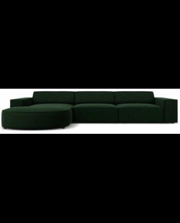 Grøn Jodie Chaiselong Sofa i Velour – Fantastisk Tilbud!