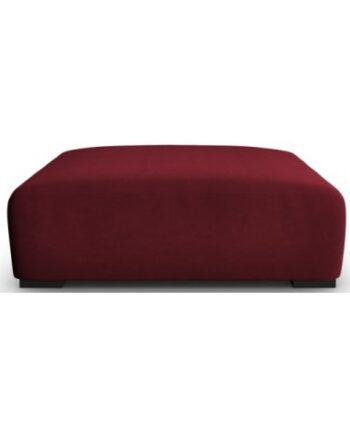 Elegant Bordeaux Velour Puf – Stilfuld Puff på Udsalg