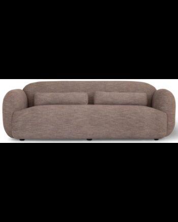 Elegant 3-personers sofa i lys lilla – moderne stil og komfort