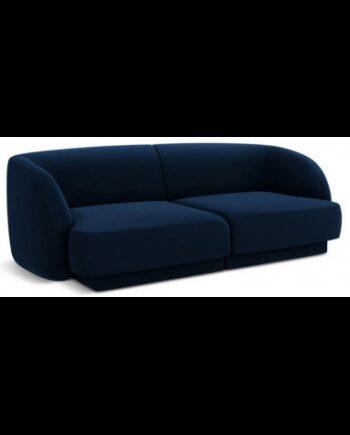 Elegant 2-Personers Sofa i Blå Velour – Uundgåelig Stil