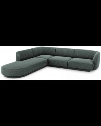 Elegant Venstrevendt Chaiselong Sofa i Petrol – Hurtig Levering