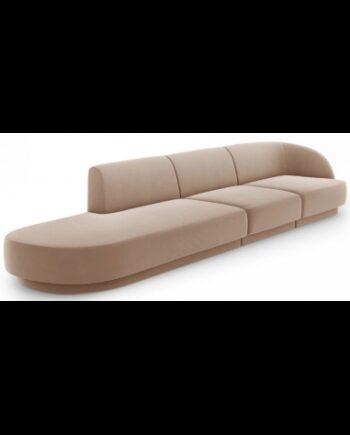 Eksklusiv Miley Venstrevendt Chaiselong Sofa i Velour