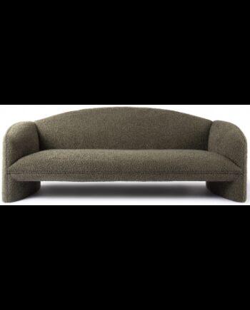 Moderne 3-Personers Sofa i Mørk Mosgrøn – Elegant Stil