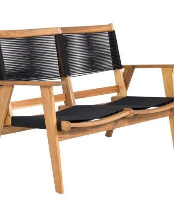 Elegant 2-personers Peter Sofa i Akacietræ med Reb
