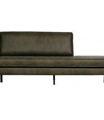 Grøn Rodeo Daybed Sofa i Vintage Army Læder – Udsalg!