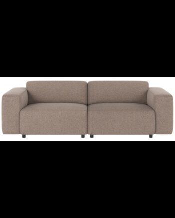 Moderne 3-personers sofa i sort og beige fra Rowico
