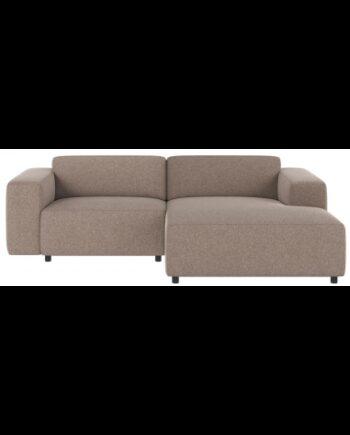 Rowico Willard Højrevendt Chaiselong Sofa - Elegant Sort & Beige