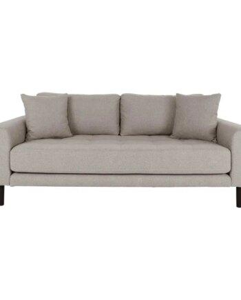 Lido 2,5 Pers. Sofa i Stone med Puder – Super Tilbud!