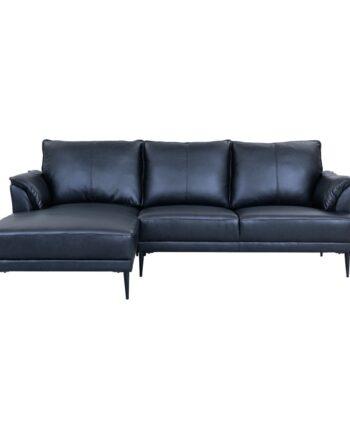 Elegant Sort Soul Sofa med Venstre Chaiselong – Udsalg!