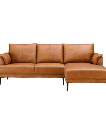 Elegant Soul Sofa med Højre Chaiselong i Læder - Luksus Komfort