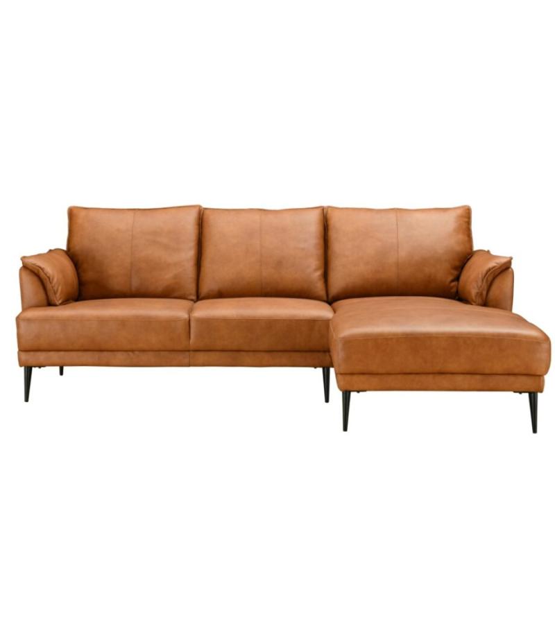 Elegant Soul Sofa med Højre Chaiselong i Læder - Luksus!