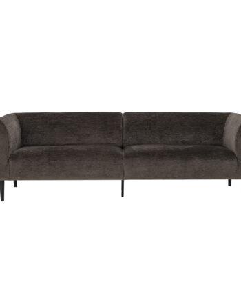 Elegant Brun Fløjl Lanna Sofa – Stilfuld Komfort til Dit Hjem