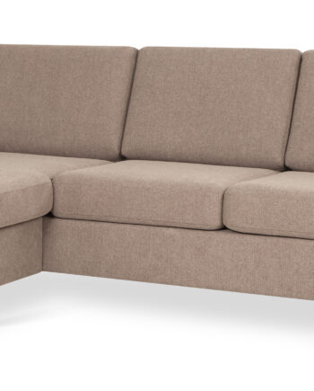 Beige Chaiselongsofa i Antelope Polyester – Stilfuld Elegance