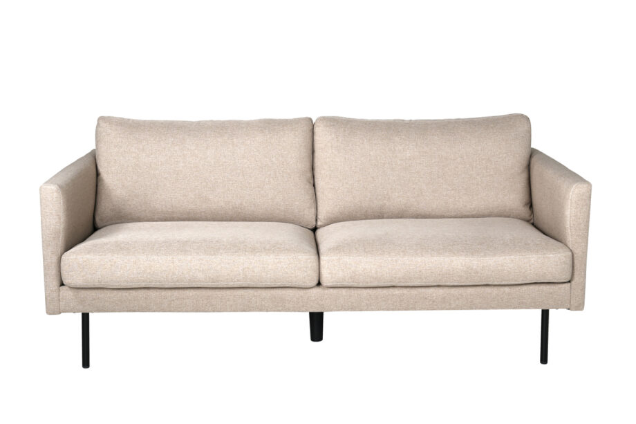 Elegant 3-Personers Sofa i Sort - Zoom Model fra Venture Design