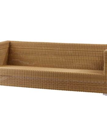 Cane-Line Chester Sofa Natural – Elegant 3-pers. loungesofa