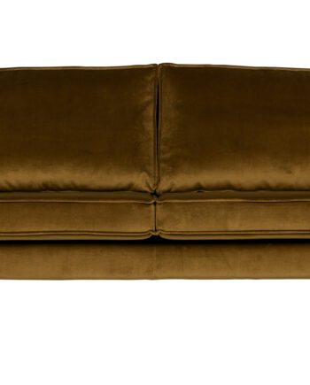 Tidløs Rodeo Sofa i Honning Gul Fløjl – Elegant Design