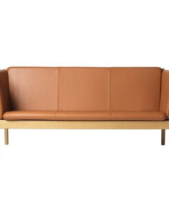 FDB Møbler J149 Sofa i Cognac Læder – Tidløs Elegance