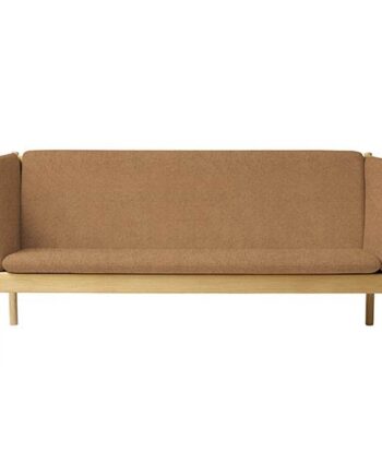 FDB Møbler J149 Trepersoners Sofa – Tidløst Brun Design