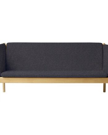 FDB Møbler J149 Sofa – Mørkegrå Elegance til Hjemmet