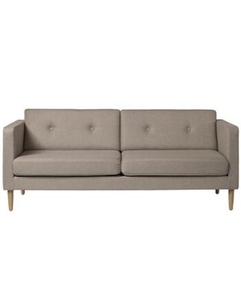 FDB Møbler L42 Firhøj Sofa - Elegant Rød 3-Personers Sofa