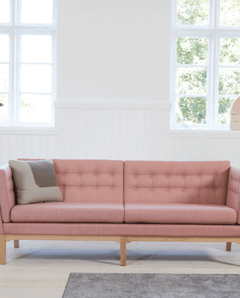 Nielaus 3-Personers Sofa AH70 – Udstillingsmodel i Rosa