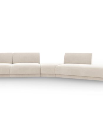 Elegant Miley Velour Hjørnesofa - Komfort og Stil til Dit Hjem