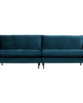 Blå Rodeo Classic Pers Sofa i Velour - BePureHome