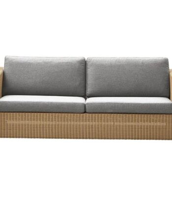 Cane-Line Chester Sofa i Lysegrå - Klassisk Lounge Sofa