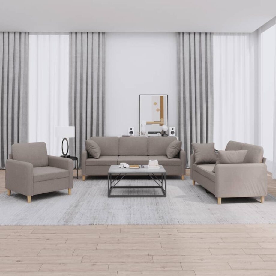 Gråbrun Sofa med Puder - Perfekt til Dit Hjem!