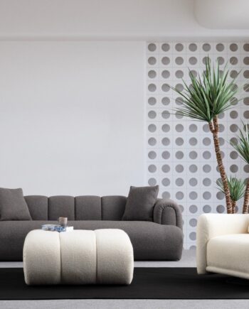 Nordvrk Puffy Plain Antracit Sofa - Tilbud på Komfort!