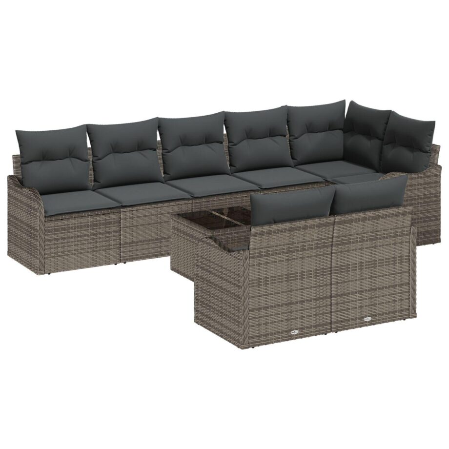 Moderne Sort Udendørs Sofa Sæt – Fantastisk Tilbud!