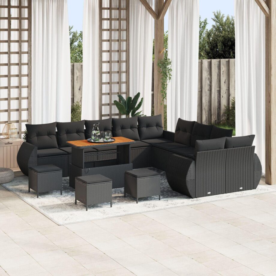 Elegant Rattan Sofa Sæt til Haven – Stil og Komfort