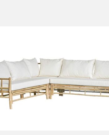 Hjørnesofa i Bambus 227x227 cm – Kvalitet og Komfort