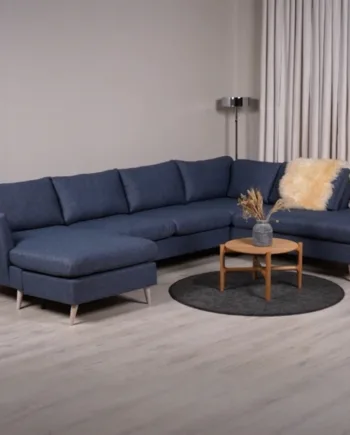 Odense Venstrevendt Sofa i Blå – Nordisk Stil til Stuen