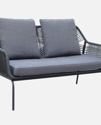 Antracit|Sort Loungesofa Med Hynde Haffo - Sofa
