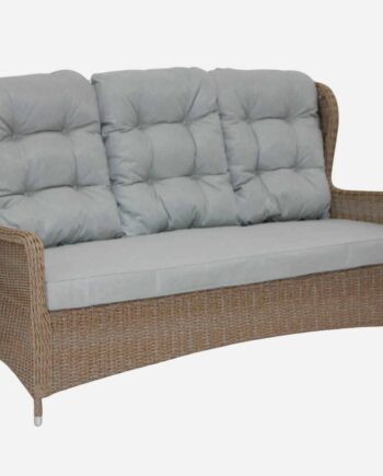 Grøn Loungesofa med Hurtig Tørring - Elegant 3-Personers Sofa