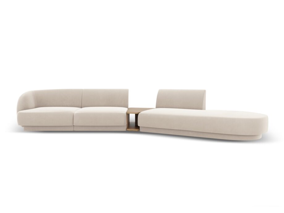 Elegant 4-sæders Modulsofa i Velvet – Miley til Stuen