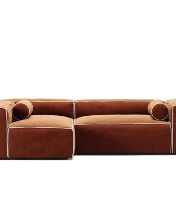 Elegant Hvid Divan Sofa Venstre Moonwhite til Stuen