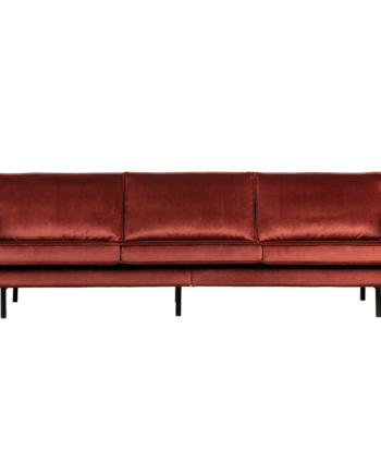 Brun Rodeo Pers Sofa i Velour – BePureHome Tilbud!