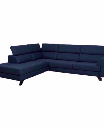 Billund Venstrevendt Sofa i Blå Stof - Kvalitet og Stil