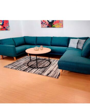 Eksklusiv Napoli Sofa med Lys Træben - Minimalistisk Elegance