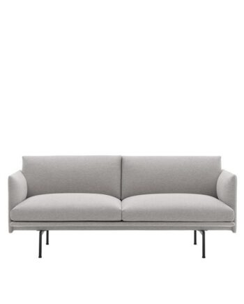 Elegant Sort Muuto Outline Sofa – Skandinavisk Design