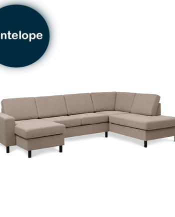 Elegant U-sofa til hjemmet - Pan Sofa Venstrevendt Antelope