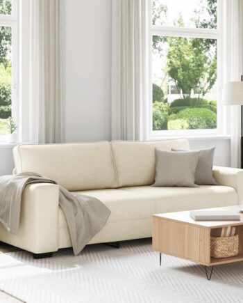 3-Personers Hør Sofa – Stilfuld Komfort til Dit Hjem