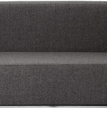 Elegant Mørk Grå 2-Personers Sofa fra Kristina Dam
