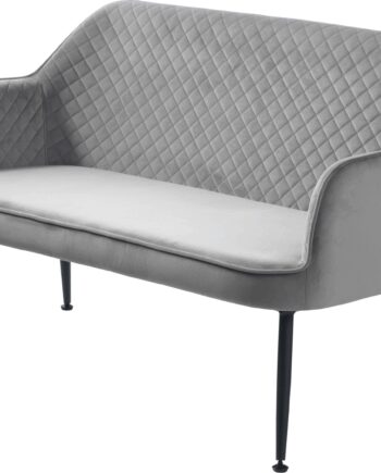 Grå Lounge Sofa Nordique Design Berrie T Fløjl 128 5 5 - Nordique Design Sofa  - 5704745104133