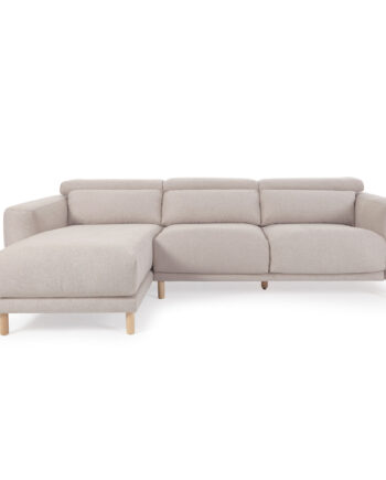 Beige Kave Home Singa Sofa med Venstre Chaiselong