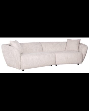 Armand Personers Buet Sofa Polyester 283 143 Sort Creme - Sofa