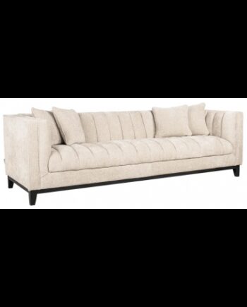 Beauchamp Personers Sofa Polyester B255 Sort Creme - Sofa