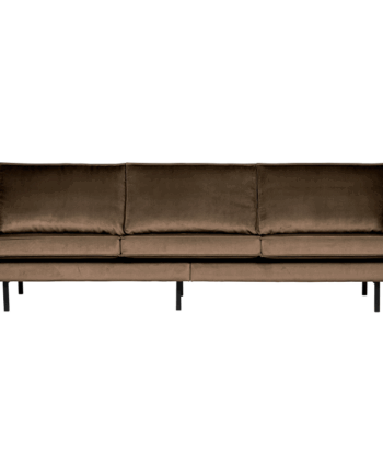 Brun Rodeo Pers Sofa i Velour – BePureHome Tilbud!